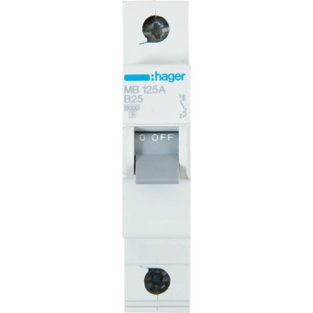 Автоматический выключатель HAGER 1P 6kA B-25A 1M